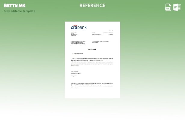 Референтен шаблон за затворање на Citibank во модерен стил во Хонг Конг